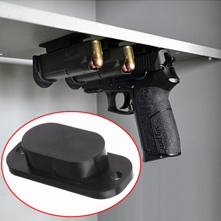 Magnetic Gun Mount Holster For Vehicle And Home Office 35 Lbs - Gizmoway