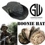 Tactical Boonie Sniper Camouflage Tree Bucket Hat Black