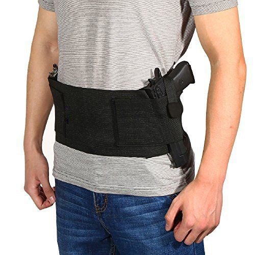 Dual Gun Holster Belly Band Holster for Concealed Carry, Waist Band