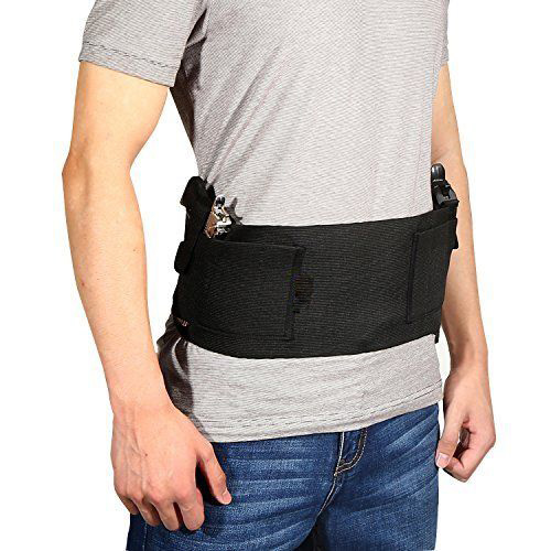 Dual Gun Holster Belly Band Holster for Concealed Carry, Waist Band ...