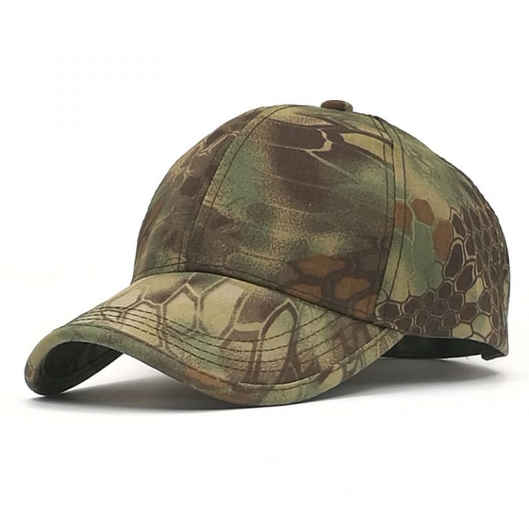 Camouflage Hunting Army Baseball Caps Python Pattern Green - Gizmoway