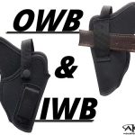 Akar Black Nylon IWB/ITP W/ Clip and Thumbrake Pistol Holster Imported