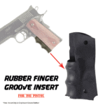 Tactical 1911 Wraparound Rubber Finger Groove Grip Insert