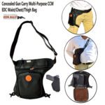 GunAlly Tactical Concealed Gun Carry - Multi-Purpose CCW EDC Waist/Thigh Bag