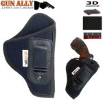 GunAlly Breathable 3D IWB Concealed Carry Holster for .32 IOF Revolver, Similar Size Handgun