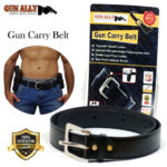 Tactical Heavy Duty Leather Gun Carry Belt