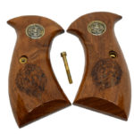 IOF Revolver Lion Logo Laser Wood Grips