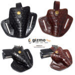 Tactical Heavy Duty Leather OWB Holster for .32 Caliber Pistol