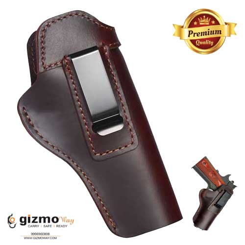 Tactical 1911 Holster Leather IWB Concealed Carry Gun Holsters Compatible With Colt 1911 ...