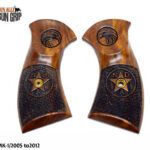 GunAlly IOF 32 Caliber Revolver Wood Grip for Mark-1 INDIA STAR