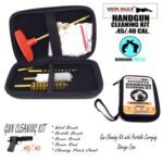 GunAlly Gun Cleaning Kit for 1911 .45 or .40 Caliber Pistol Handgun Cleaning Kit with Carry Case Suitable for All 1911 .45 Bore Pistol Cleaning Kit