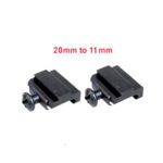 Scope Mount Base Adapter 20mm to 11mm Weaver Picatinny Base Dovetail Adapter to Picatinny Rail