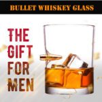 Bullet Whiskey Glass / Drinking Glass with Bullet