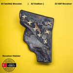GunAlly Premium Flap Belt Loop Holster For .32 Smith & Wesson | Stallion Revolver | .22 IOF Revolver Holster