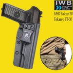 Kydex IWB Holster for MSD Falcon 30 Pistol ,Tokarev TT-30-33, Zastava or 1911 Model Similar Size