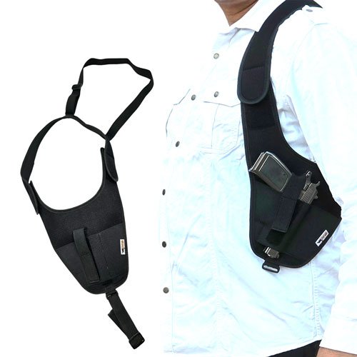 GunAlly Universal Shoulder Holster for Pistols and Revolvers