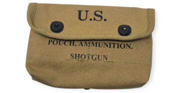 WWII Canvas Shotgun Shell Ammunition Pouch US