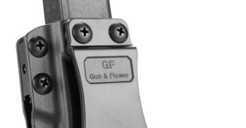 Gun & Flower Universal 9mm/.40 Double Stack Mag Carrier IWB/OWB Magazine Pouch Glock 17 19 26 45
