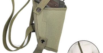 U.S 1911 .45 Pistol and Similar M3 Canvas Tanker Shoulder Holster