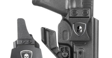 WARRIORLAND IWB & OWB Convertible Holster Compatible with Glock 17/19 Gen 3-5 Glock 22/23/31/32 Gen 3-4 Glock 19X/44/45 IWB OWB Combo Holster
