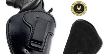 Premium Leather IWB Holster For .32 Smith & Wesson | Stallion Revolver | .22 IOF Revolver Holster - Comfortable Inside Waistband Carry for J Frame & More