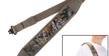 Hunting Shooting Two Point Gun Sling with Swivels,Durable Shoulder Padded Strap,Length Adjustable