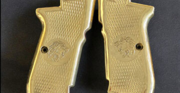 Webley Fox Pistol .32 ACP Brass Grip