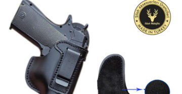 Premium Leather MINI-IWB Holster For 1911,TT-30, Champion, Commander, Panther, Fox .32 Pistol or Similar Size