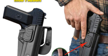 G&F Tactical Holster for Tokarev TT-30/33‎ Zastava M57, MSD Falcon 30 Pistol Holster – Lightweight OWB Carry with Finger Release Button