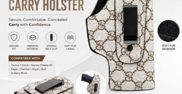 Premium Universal IWB Concealed Carry Holster - Fits Taurus, Glock, Eagle Similar