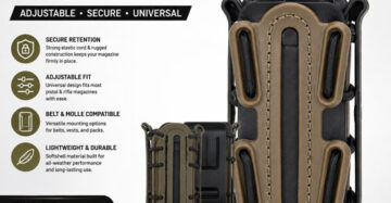 Tactical Universal Softshell Adjustable Universal Mag Holder Magazine Carrier Pouch