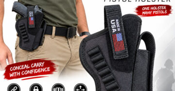 Armorsure Universal Big Size Pistol Holster Taurus, Tusker, 1911, Glock, Nanda Cheetah, MSD Eagle, SIG Sauer, Victor Size Fit